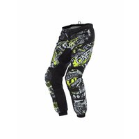 Pantaloni Copii Lungi O'Neal Element Attack - Negru-Galben Neon