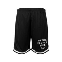 Pantaloni scurti Wethepeople Shorts Bike Co. black-white shorts/white print