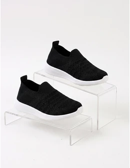 Adidasi Apawwa Slip-on Comfort negru