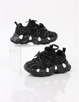 Adidasi copii fashion negru PALMA