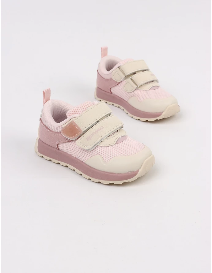 Adidasi sport Apawwa To Girls, crem-roz picture - 4