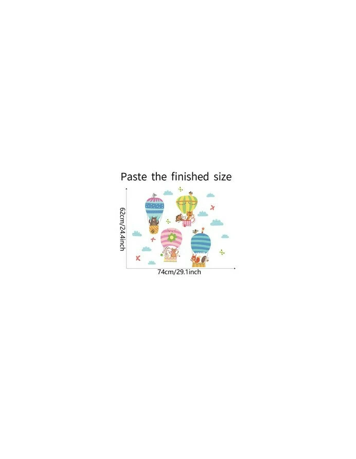 Autocolant de perete cu baloane M28 74x62cm picture - 4