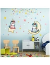 Autocolant de perete cu DOI UNICORNI M39 82X105cm picture - 1