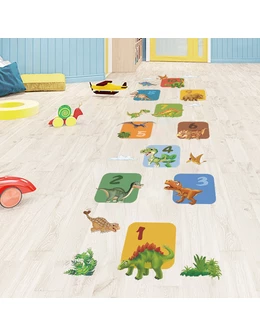 Autocolant de perete DINO DINOS 140x45cm
