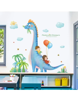 Autocolant de perete Playing with Dinosaurs 106x110cm 1