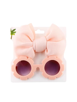 Bentita cu ochelari FLORICICA roz 1
