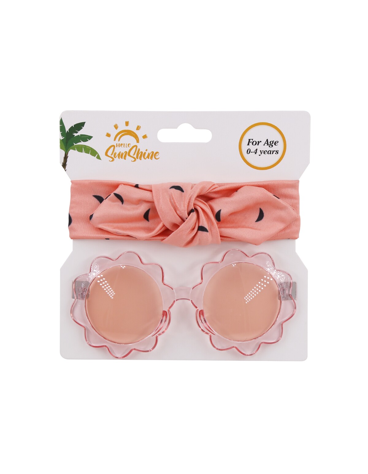 Bentita cu ochelari SUNSHINE coral