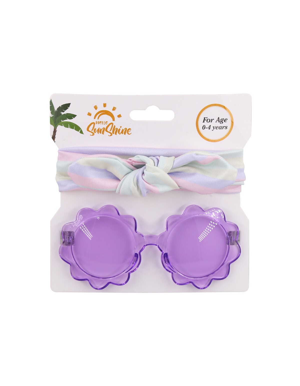 Bentita cu ochelari SUNSHINE mov