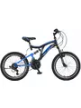 Bicicleta copii 20   MTB-FS MITO Vector, 18 viteze,negru albastru 1