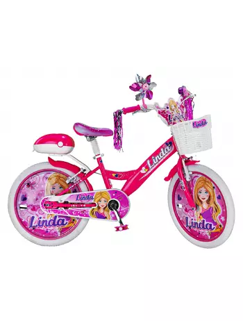 Bicicleta copii MITO LINDA, roti 20  , Roz-Alb, 7-10 ani