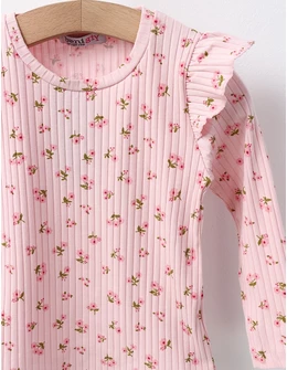 Bluza cu Floricele, model roz