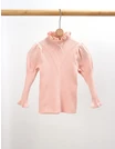 Bluza fetite maneci bufante Sonia roz picture - 1