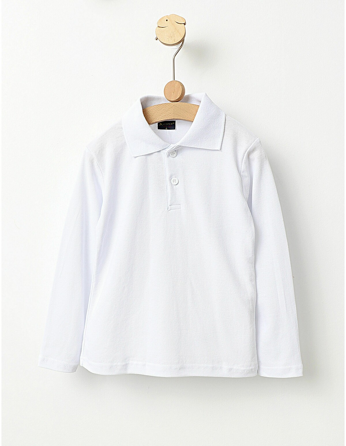 Bluza pentru baietei stil POLO model alb