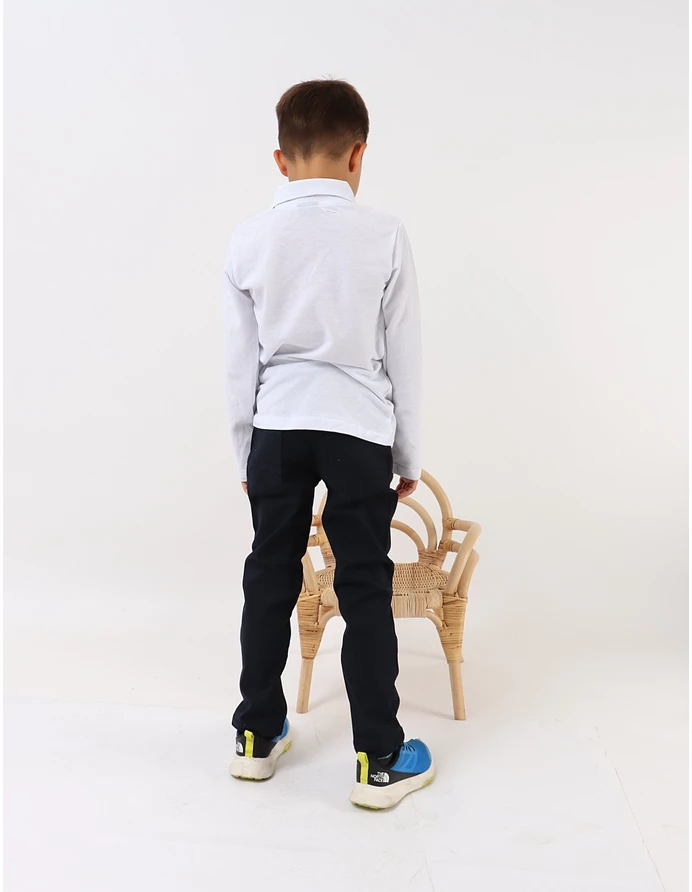 Bluza pentru baietei stil POLO model alb picture - 6