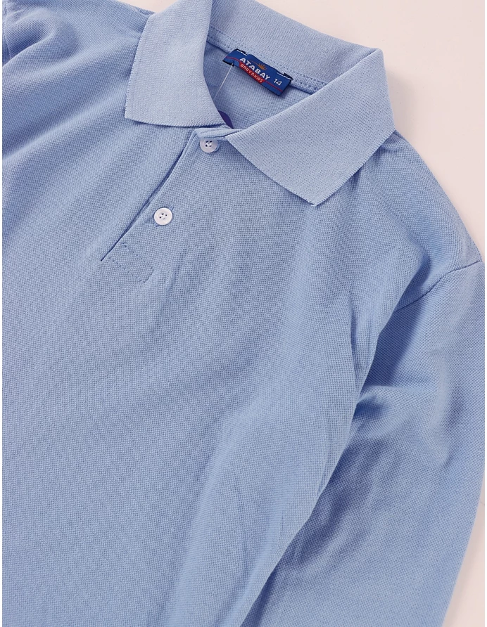 Bluza pentru baieti stil POLO model bleu picture - 2