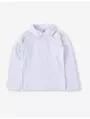 Bluza pentru fetite stil POLO model alb 1