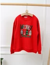 Bluza plusata Merry Christmas rosu picture - 1