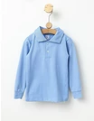 Bluza stil Polo Junior bleu picture - 1