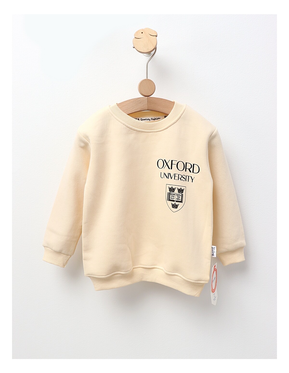 Bluzita vatuita Oxford University crem