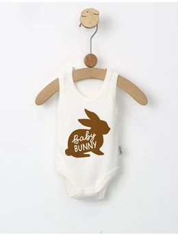 Body Baby Bunny model alb-maro 1
