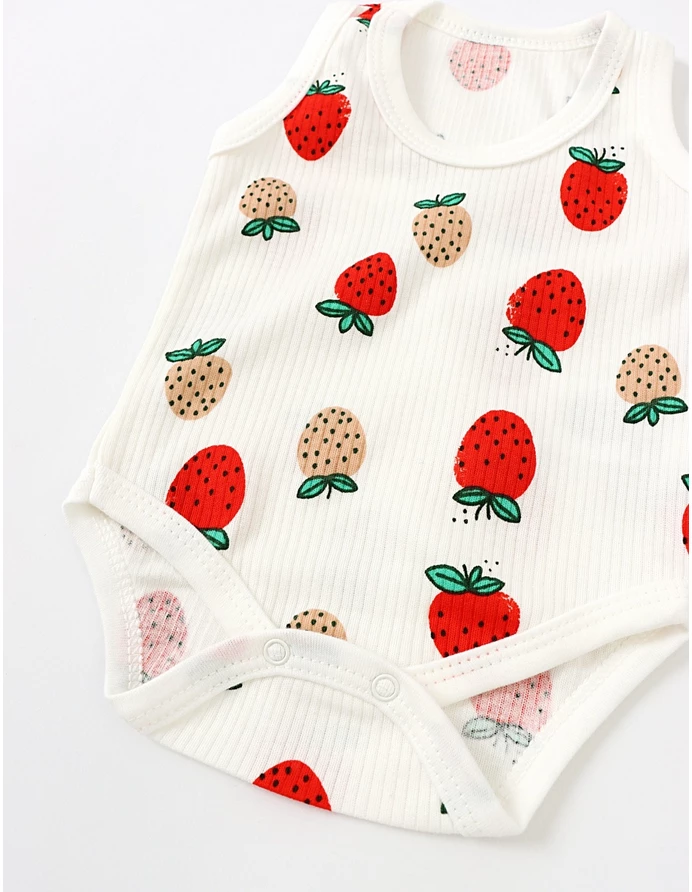 Body bebe, maiou Ace Trase, Capsunele alb picture - 3