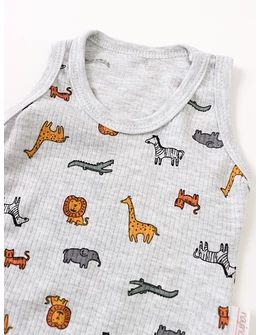 Body bebe, maiou Ace Trase cu Animalute gri