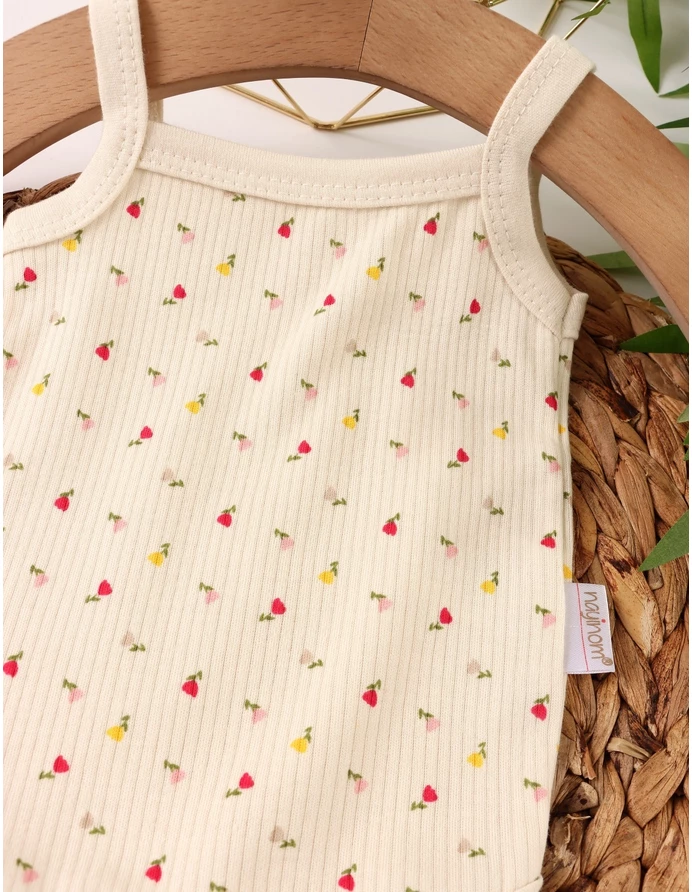 Body bebe, maiou Ace Trase cu Lalele, crem picture - 2