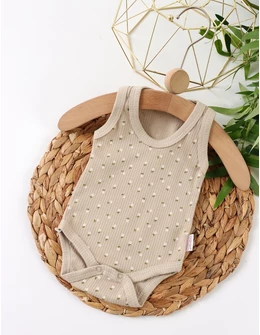 Body bebe, maiou Ace Trase cu Musetel crem