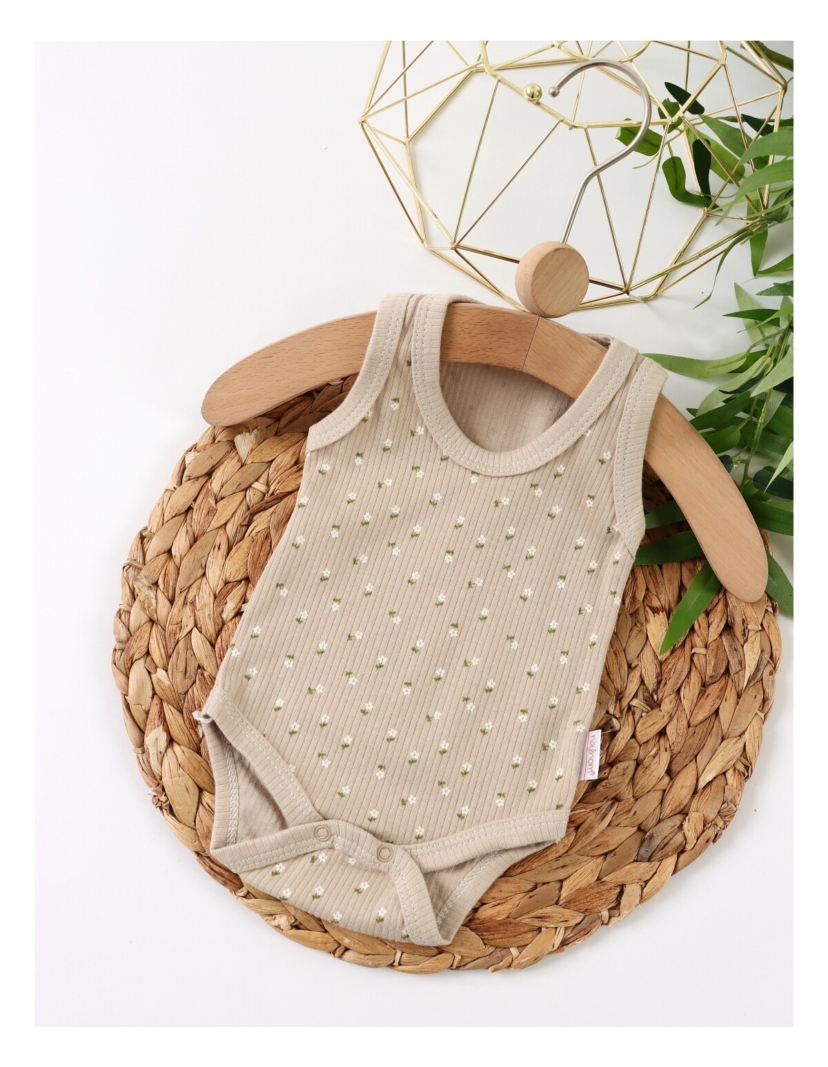 Body bebe, maiou Ace Trase cu Musetel crem