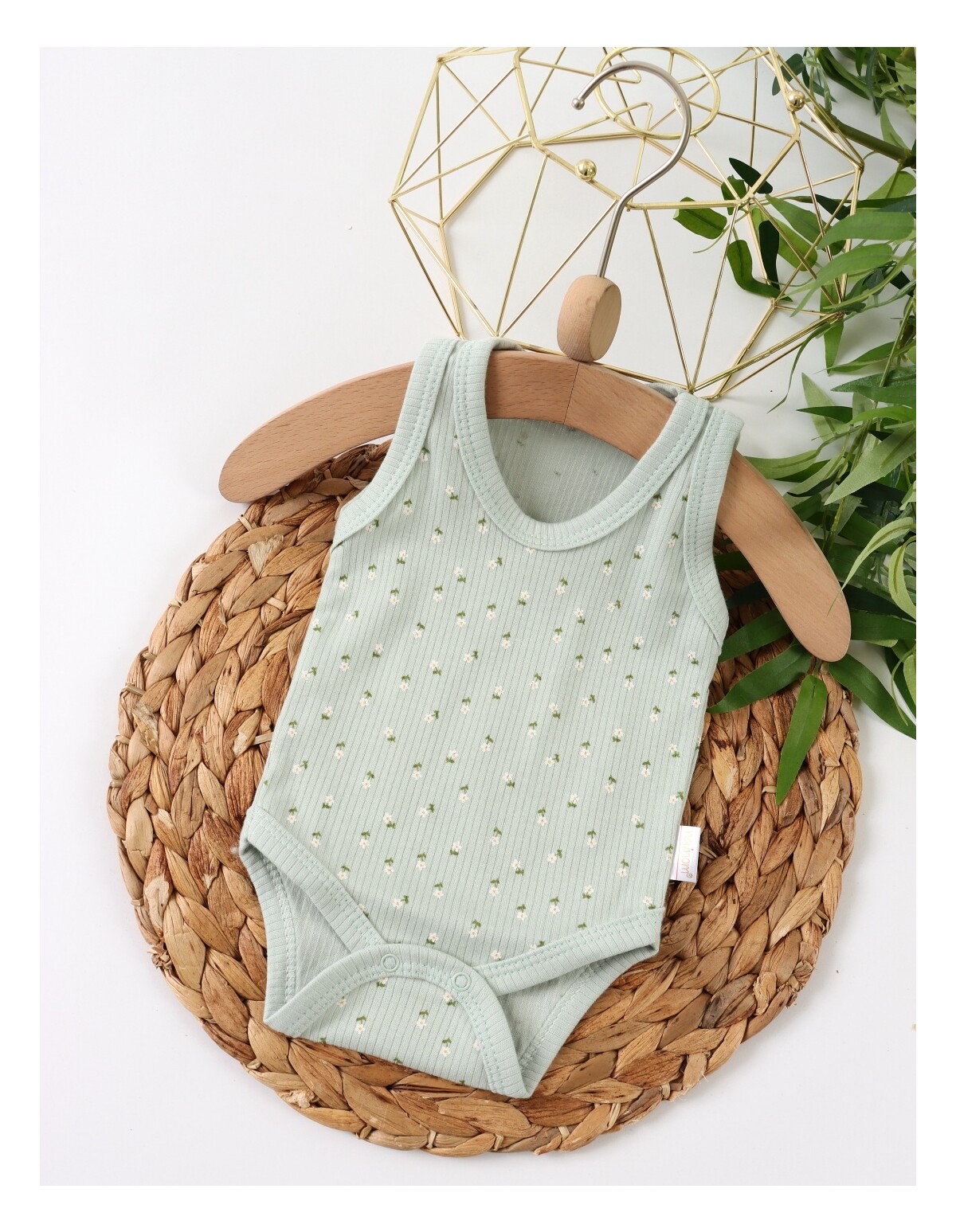 Body bebe, maiou Ace Trase cu Musetel verde