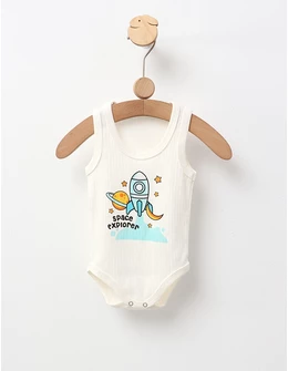 Body bebe, maiou Space Explorer, ecru