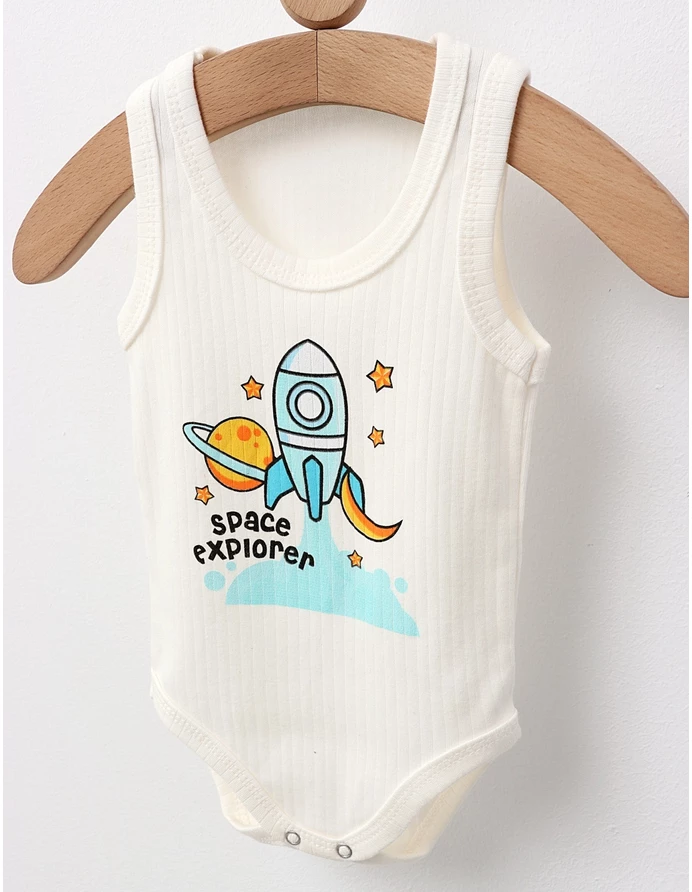 Body bebe, maiou Space Explorer, ecru picture - 2