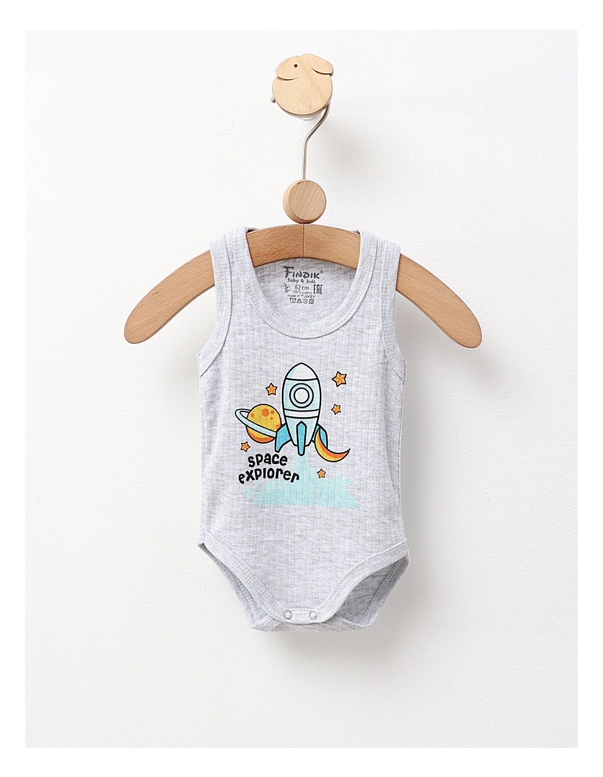 Body bebe, maiou Space Explorer, gri