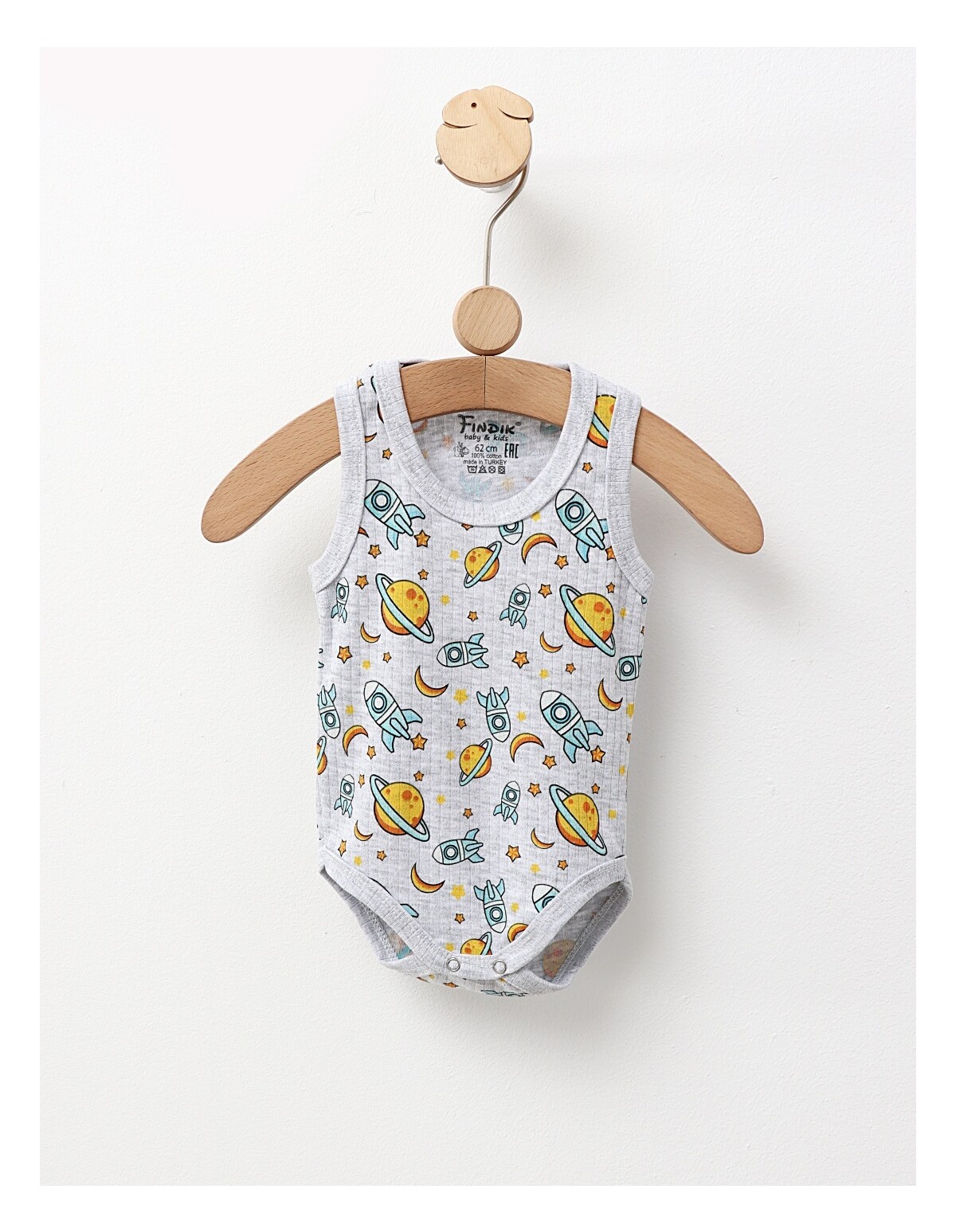 Body bebe, maiou Spacecrafts, gri