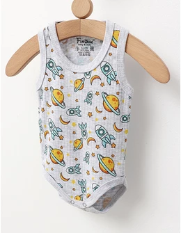 Body bebe, maiou Spacecrafts, gri