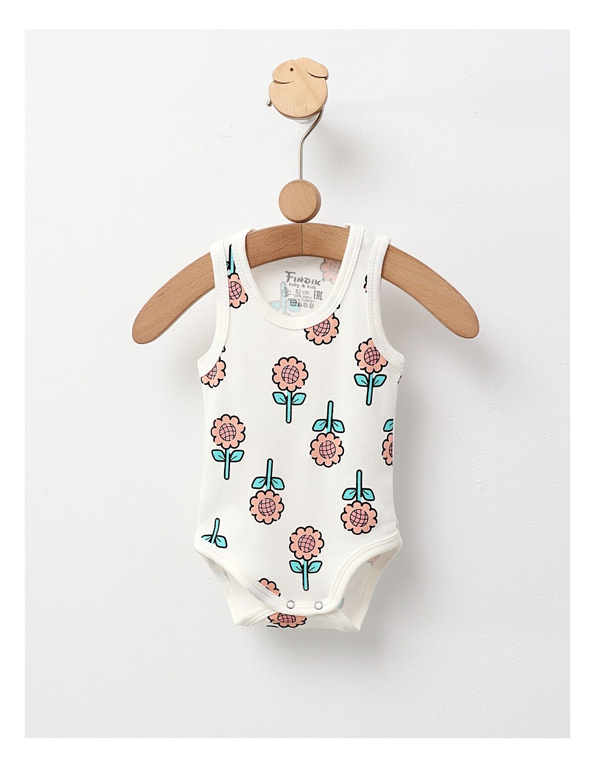 Body bebe, maiou Sun Flower, alb