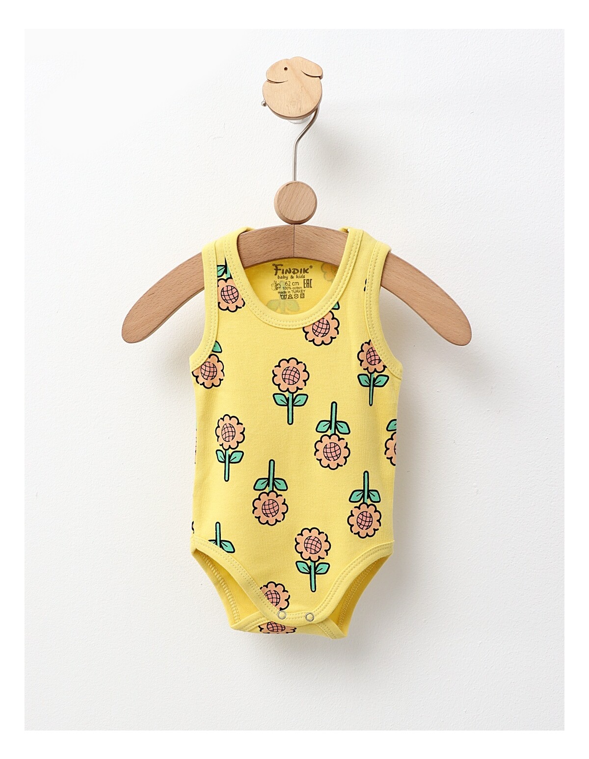 Body bebe, maiou Sun Flower, galben