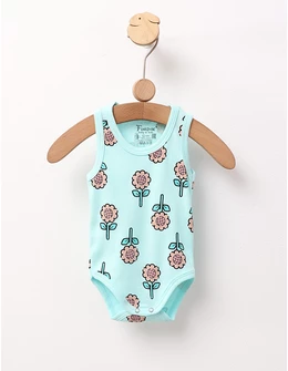 Body bebe, maiou Sun Flower, turcoaz