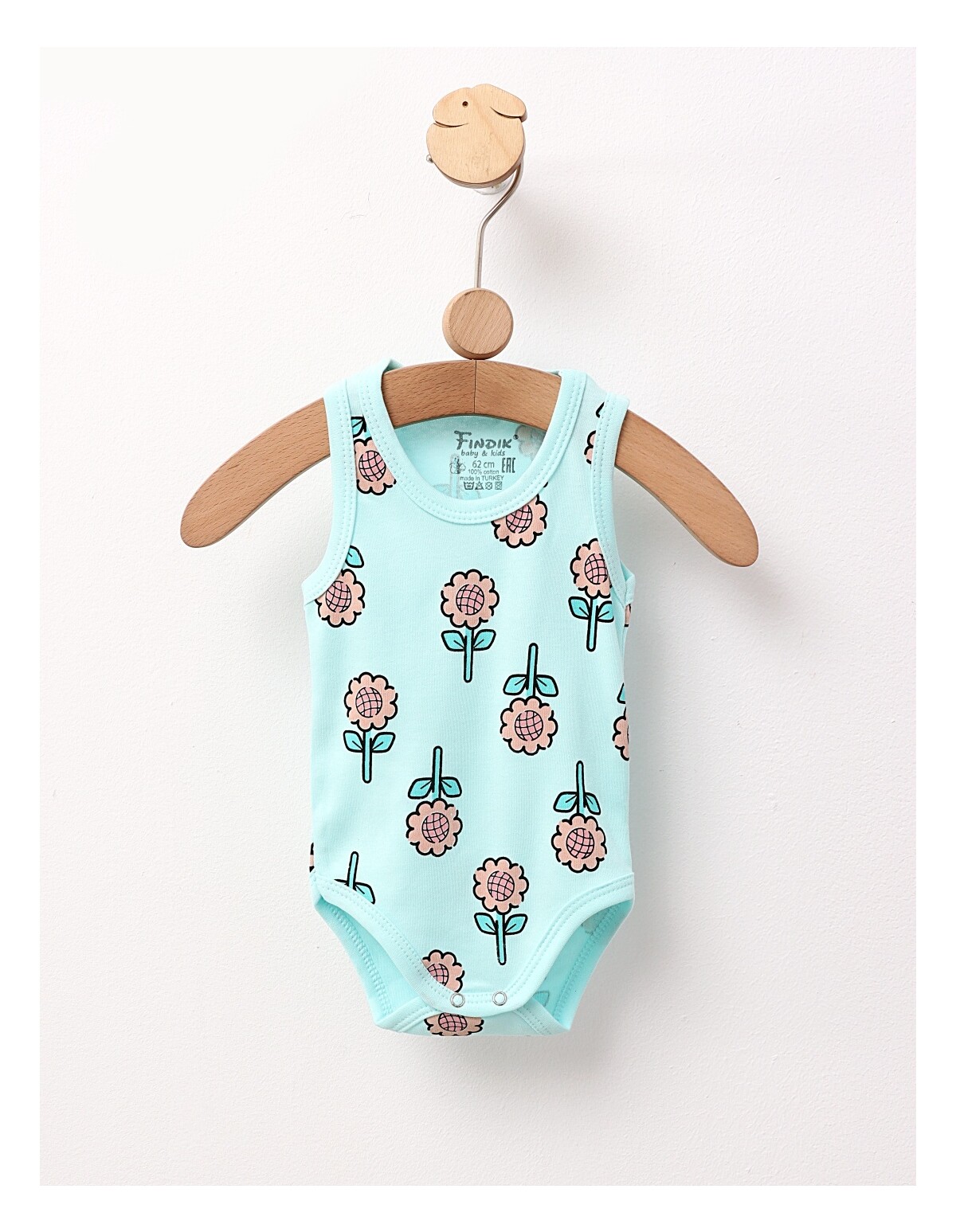 Body bebe, maiou Sun Flower, turcoaz