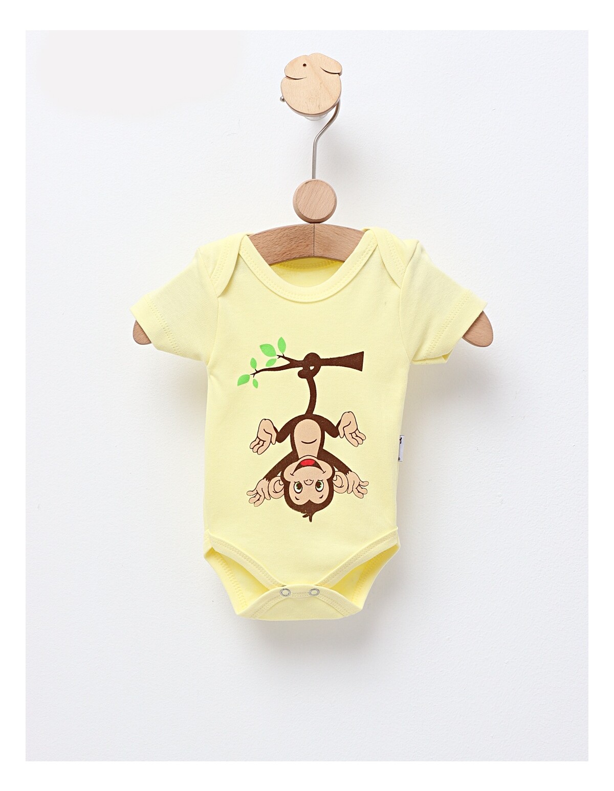 Body bebe, Monkey, model galben