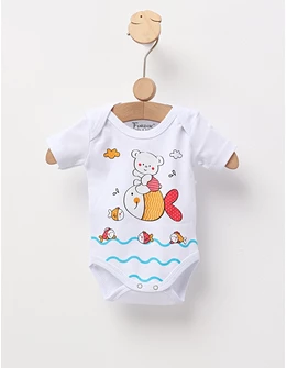 Body bebe, Ursulet si Pestisor, alb