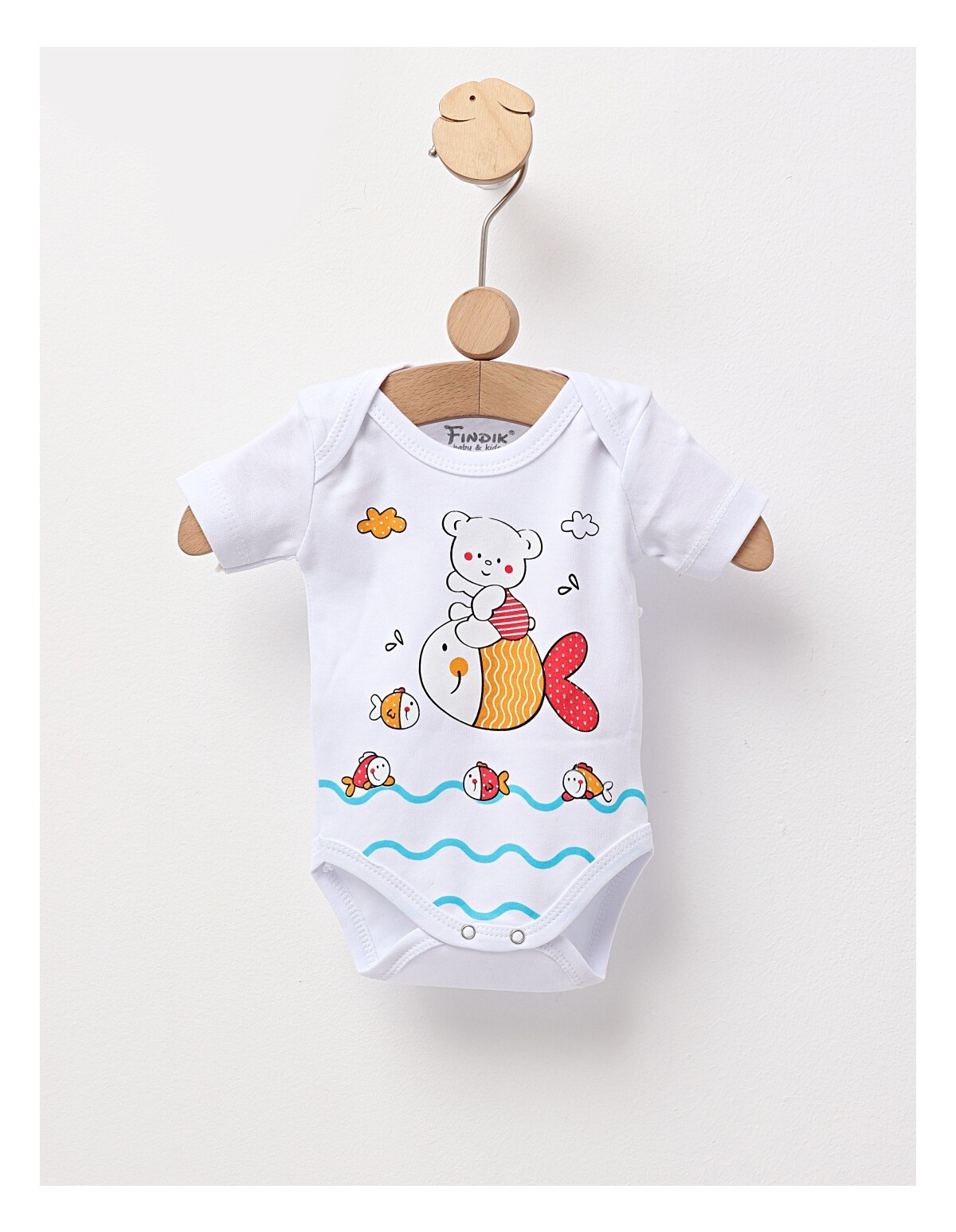 Body bebe, Ursulet si Pestisor, alb