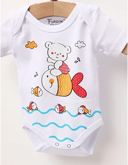 Body bebe, Ursulet si Pestisor, alb