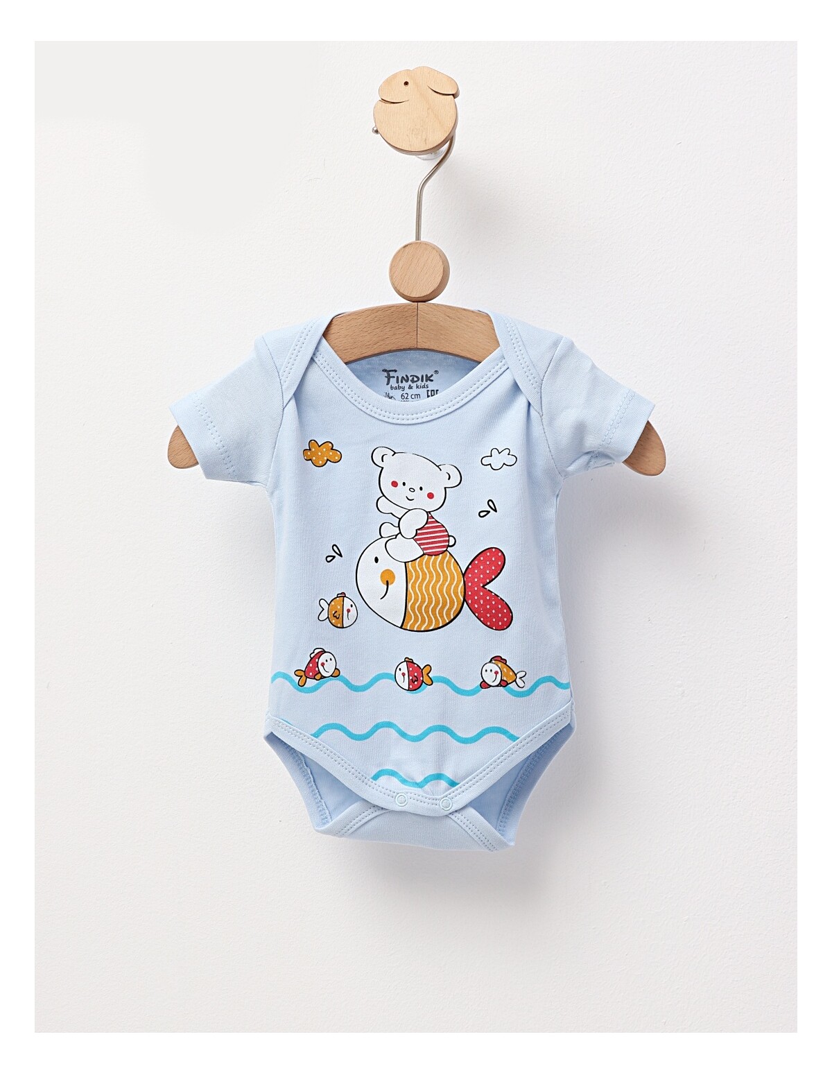 Body bebe, Ursulet si Pestisor, albastru