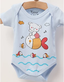 Body bebe, Ursulet si Pestisor, albastru