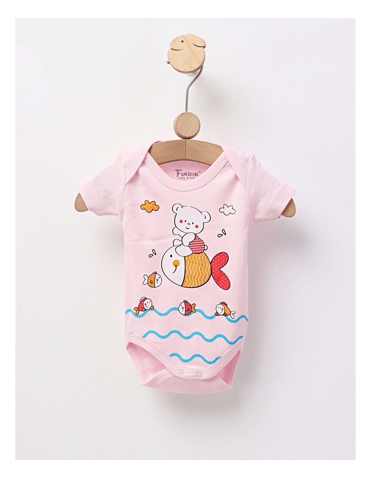 Body bebe, Ursulet si Pestisor, roz-deschis