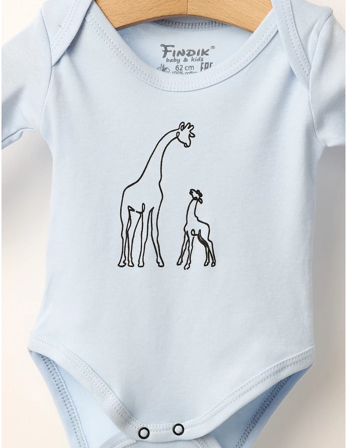 Body Girafe Mama si Fiica model blue picture - 2