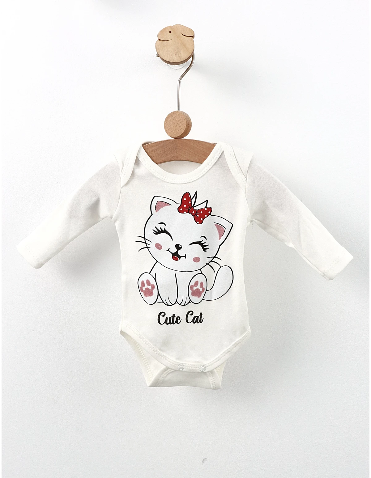 Body I\'m Cute Girl Cat ecru