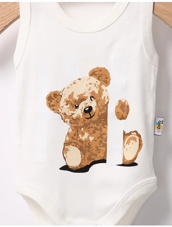 Body maiou Hy Bear model ecru picture - 2