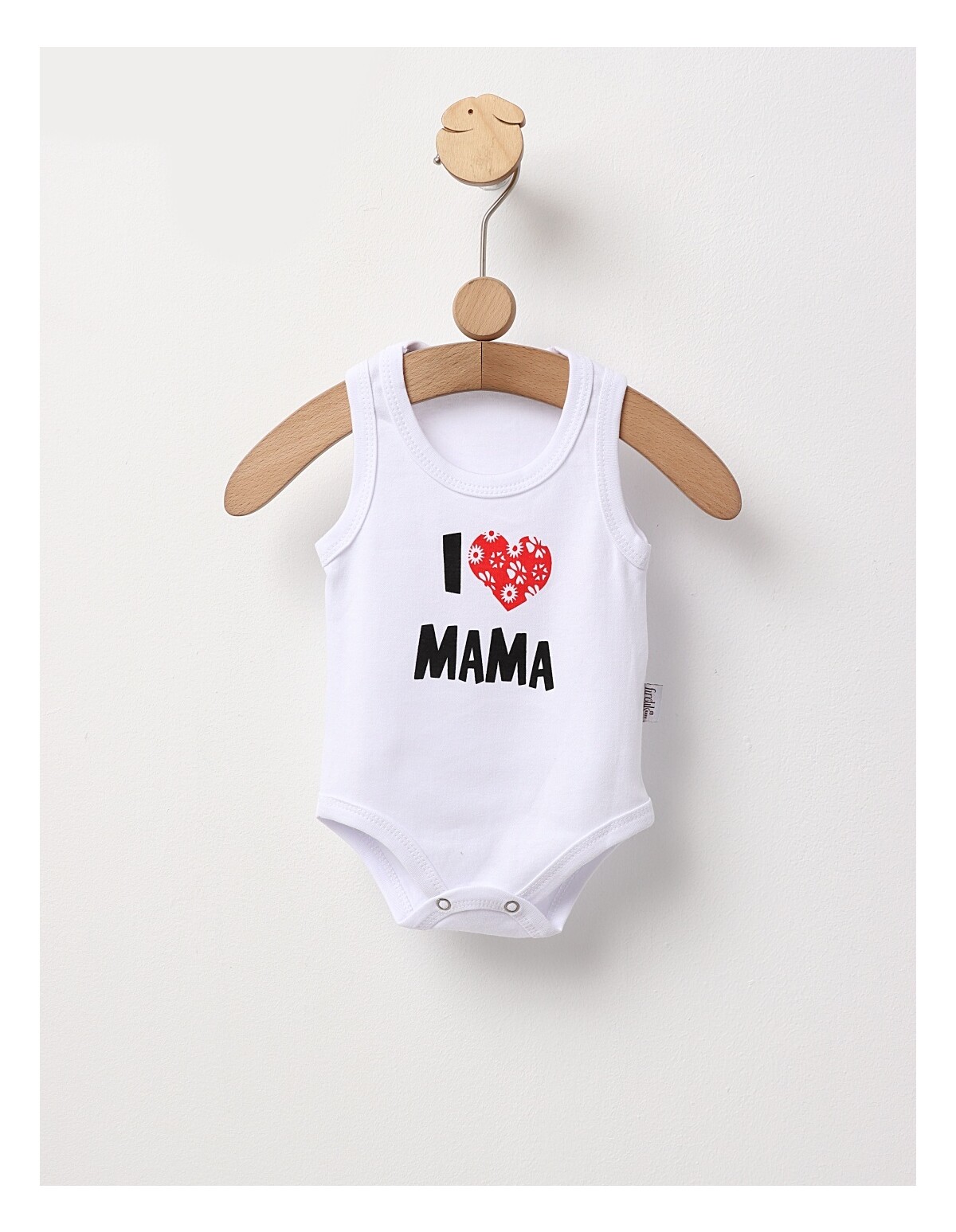 Body maiou I LOVE MAMA alb